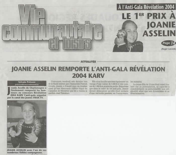 Anti-Gala Révélation 2004 KARV